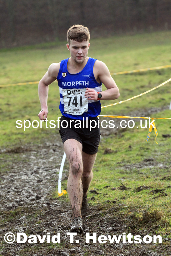 Senior mens 2022 North Eastern Harrier League, Thornley Farm, Peterlee, County Durham. Photo: David T. Hewitson/Sports for All Pics